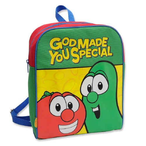 Gund Veggie Tales 12 Bob Tomato Larry Backpack NEW  