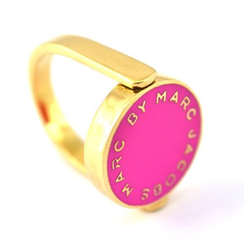 Original Marc by Marc Jacobs Classic Spin Folding Disc Logo Ring HOT 
