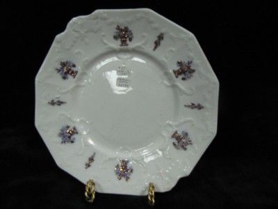 Grandmothers Ware Chelsea Plate With Copper Lustre  