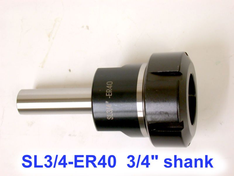 Gromax Straight 3/4 Shank ER Collet Chucks SL3/4 ER40  