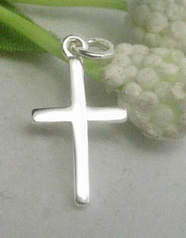 925 sterling silver cross pendant 18*9mm SA586  