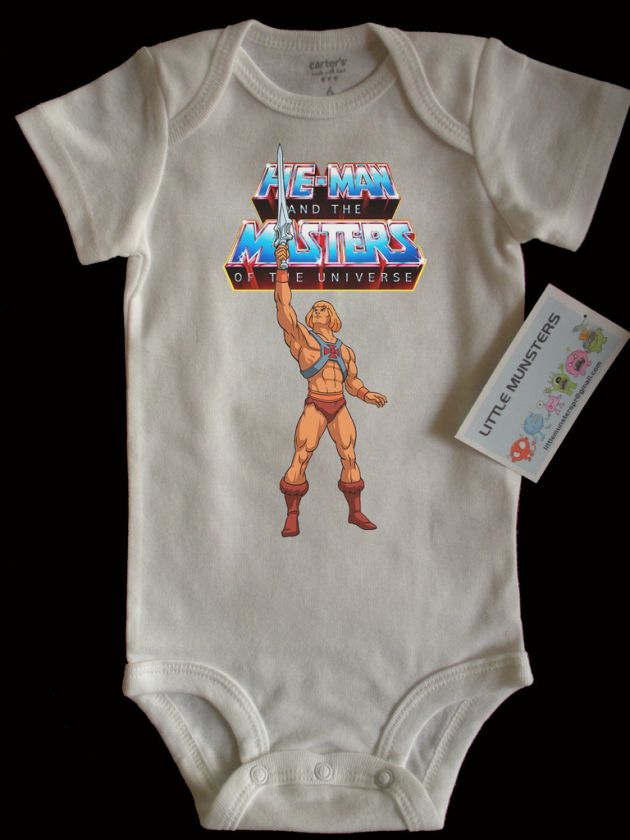 He Man Retro Baby Onesie  