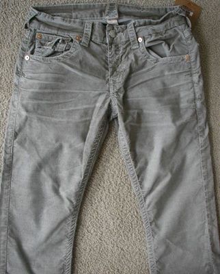 NWT True religion mens Ricky corduroy pants in RM Sage  