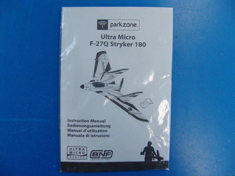 Parkzone Ultra Micro UM F 27Q Stryker Electric R/C Airplane BNF 