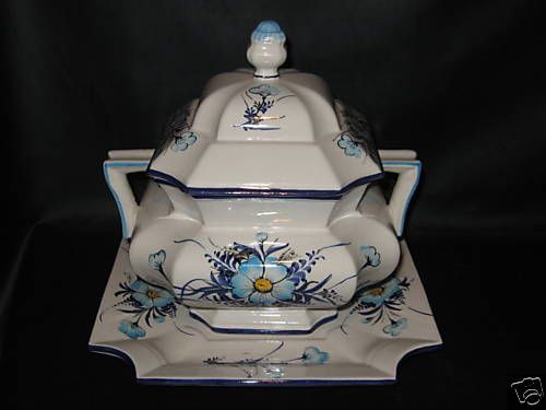 ALCOBACA   PORTUGAL 1807   TUREEN & UNDERPLATE  