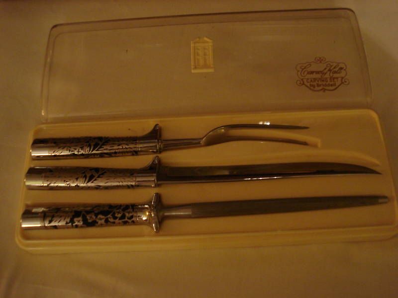 Carvel Hall Carving Set By Briddell  