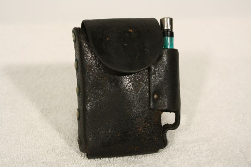 Vintage leather Cigarette case for riding motorcycle Chopper bobber 