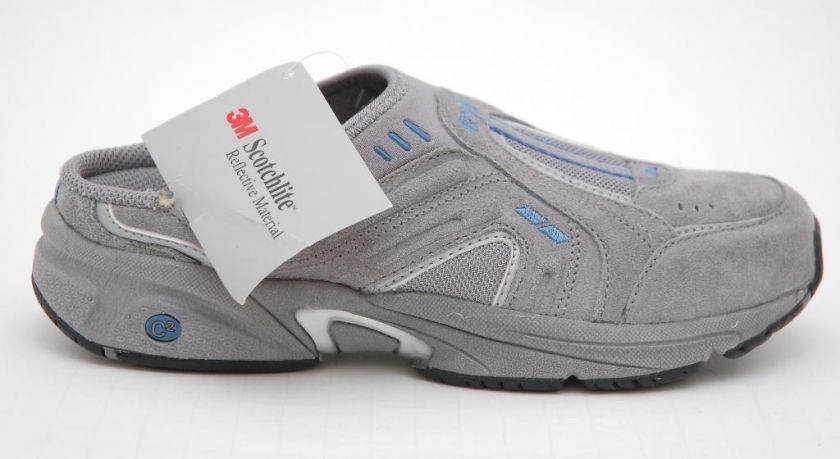 NEW RYKA RTC WOMENS WALK MULE CLOG ~GRAY/BLUE 6 / 37  