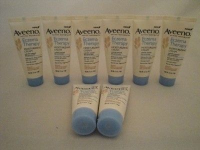 Lot of 8 Aveeno Eczema Therapy Moisturizing Cream  