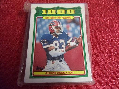 1988 TOPPS FOOTBALL NFL 1000 YARD CLUB CARD SET  