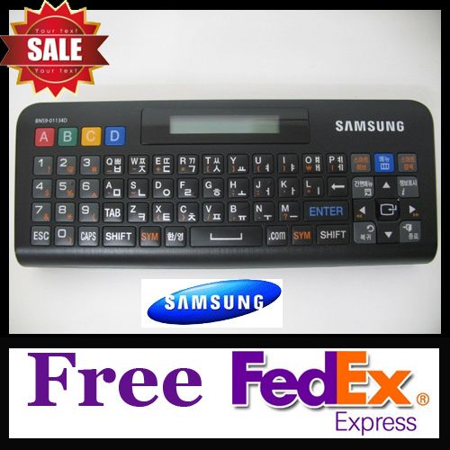 Samsung 3D SMART TV Remote Qwerty RMC QTD1 TV Blu ray  