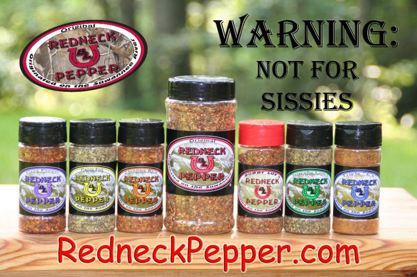 REDNECK PEPPER SEASONING HOT RED BBQ SPICE STEAK SEASON  