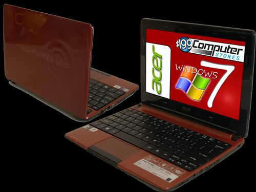 Acer Netbook + Windows 7 and Warranty Notebook Laptop Computer; WiFi 