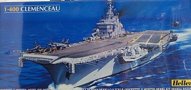 Heller 1/400 Clemenceau Aircraft Carrier 81070 NIB  