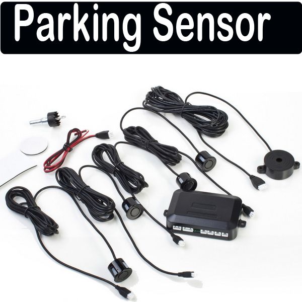 Car Parking Reverse Backup Radar 4 Sensor System Alarm  