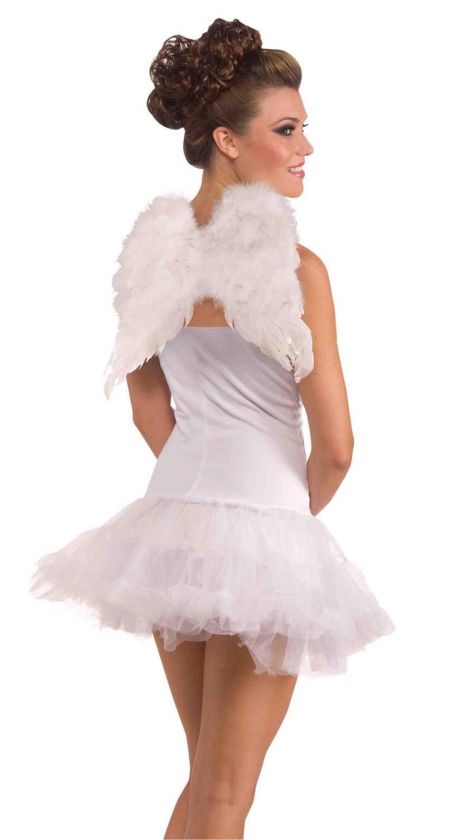 White Costume Feather Angel Wings *New*  