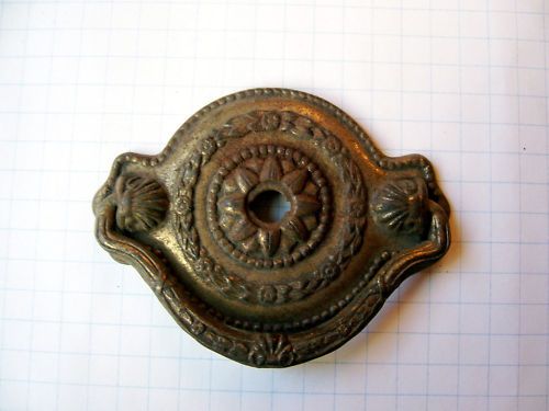 ANTIQUE VINTAGE DRAWER FLORAL PULL HANDLE KNOB HARDWARE  