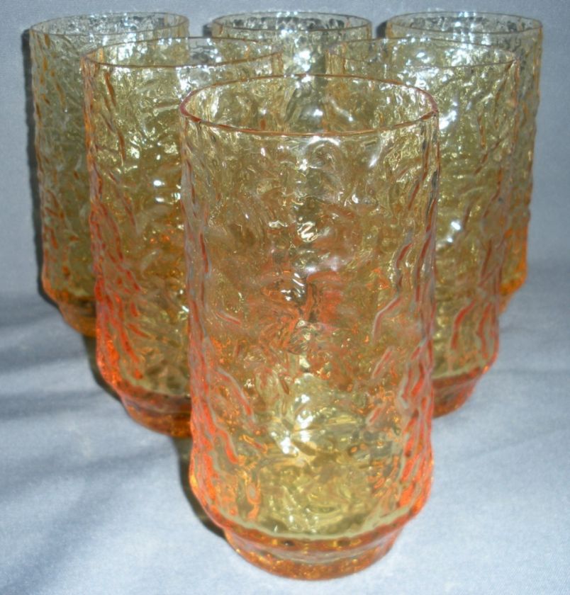 LENOX CRYSTAL GLASS IMPROMPTU TUMBLER YELLOW VINTAGE  