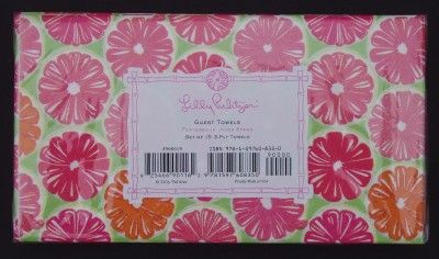 LILLY PULITZER 15 Napkins Guest Towels Juice Stand NEW  