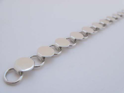 Bracelet Blank Form   Disk / Loop / Chain w/ Glue Pads  