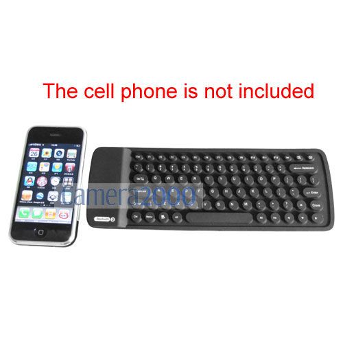 Bluetooth Wireless Keyboard Flexible For iPad iPhone4 Mobile 6.0 Cell 