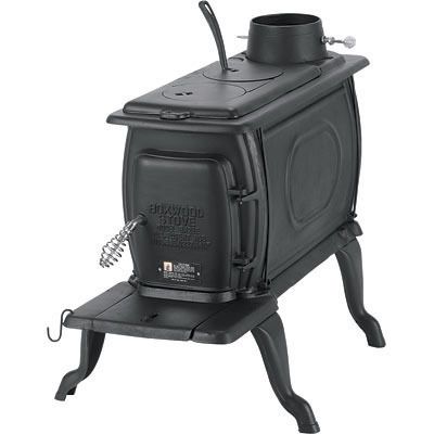 HEATER & COOK STOVE Cast Iron   800 Sq Ft   96,000 BTU  