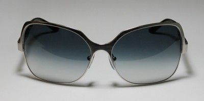 NEW BVLGARI 6033 SILVER FRAME BLACK ARMS BLUE LENSES DESIGNER 