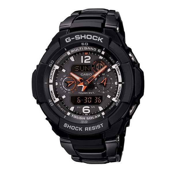 Casio G SHOCK GW 3500BD 1AJF Sky Cockpit Aviation Solar Atomic Radio 