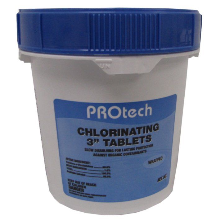 Chlorine 3 Tablets Swimming Pool/Spa 25 LBS P27025DE 660174104524 