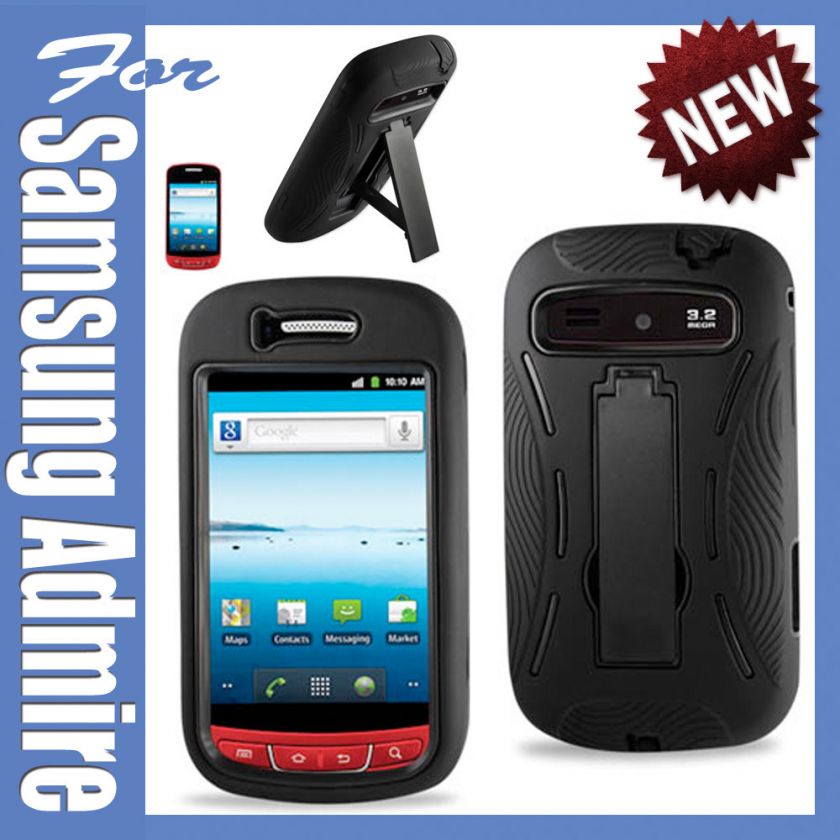 MetroPCS Cricket Samsung Admire R720 Hybrid Case Stand Double Layers 