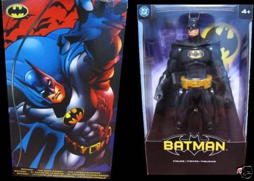 DC COMICS MATTEL DELUXE BLACK BATMAN 12 ACTION FIGURE  