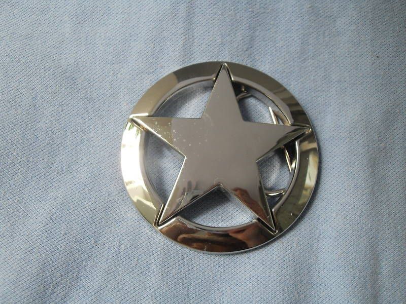 DEPUTY SHERIFF STAR COWBOY & INDIAN WESTERN BELT BUCKLE  