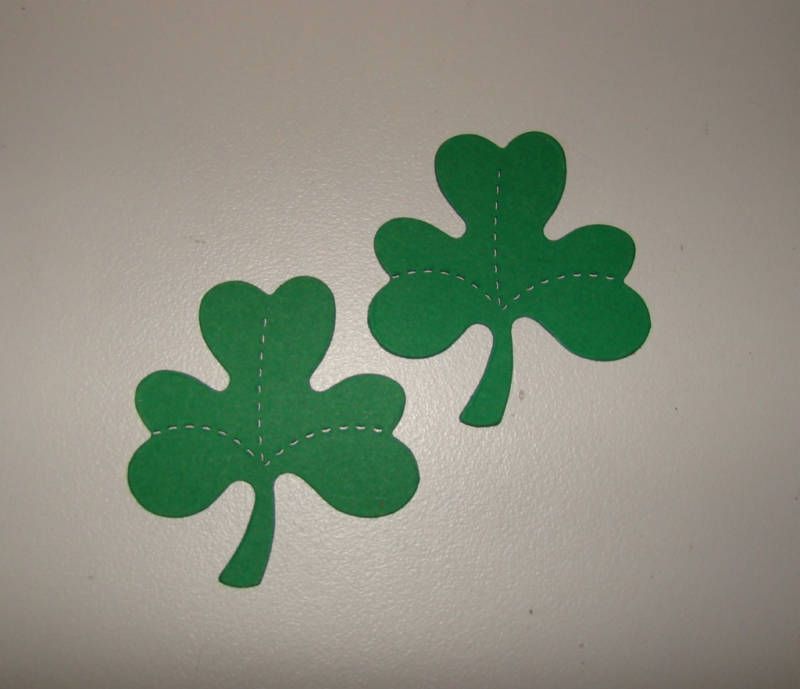 20 Sizzix Shamrock Die Cuts   Addl Cuts Ship Free  