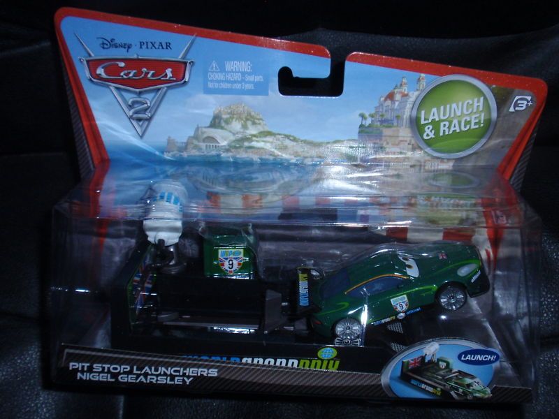 Disney Cars 2 Pit Stop Launcher Nigel Gearsley  