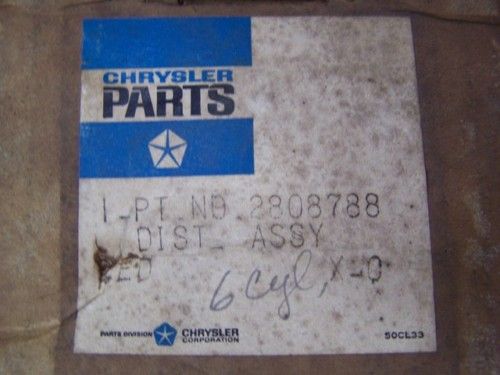 OEM CHRYSLER DODGE PLYMOUTH DISTRIBUTOR 225 SLANT 6 SIX  