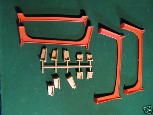 14) Eldon 1/32 Dune Buggy Slot Car Overpass Part Lot  