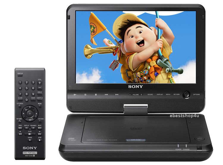 SONY DVP FX970 9” PORTABLE DVD PLAYER W/REMOTE BLACK~ 027242816268 