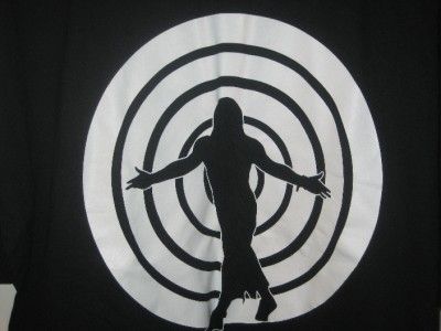 NEW WWF WWE TNA Wrestling Jeff Hardy Spiral Logo Mens Black Shirt XXL 