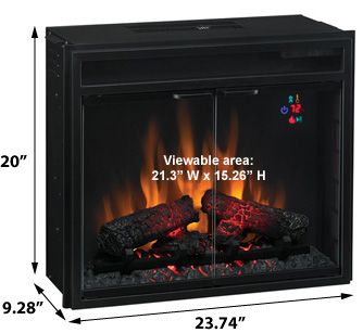 CLASSIC FLAME ELECTRIC FIREPLACE Inserts 23 23EF025GRA  