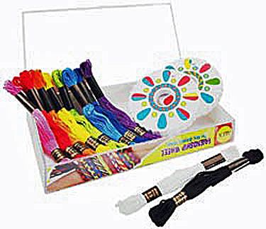 Friendship Wheel BRACELET MAKER KIT in STORAGE BOX  