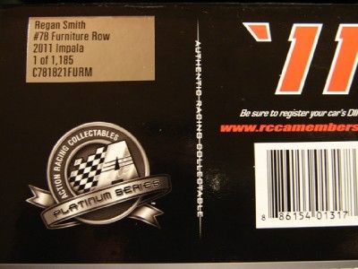 2011 REGAN SMITH #78 FURNITURE ROW IMPALA 124  