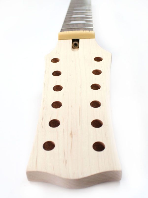 12 String Electric Guitar Neck Maple   Twelve Mother of Pearl 