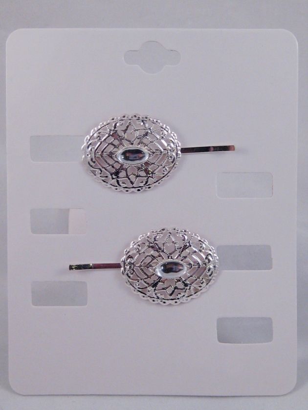 HAIR PIN SET w/ RHINESTONES FROM S #H1000  