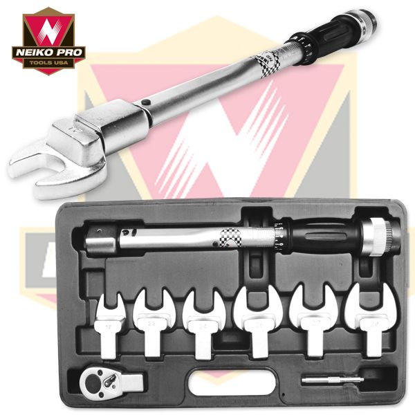 New 8pc 1/2 Interchangeable Spanner Torque Wrench Set  