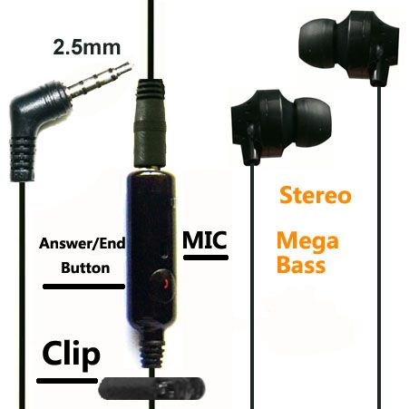 Brand New Stereo Mega Bass Music Headset Handsfree For Your Mobile 