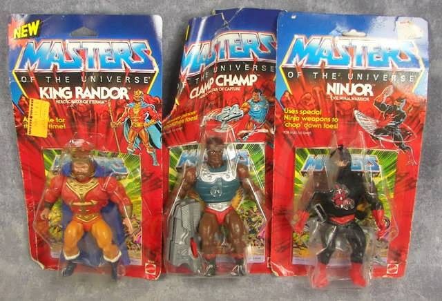   MASTERS OF THE UNIVERSE Action Figures MINT He Man Skeletor  