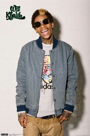 WIZ KHALIFA POSTER ~ ADIDAS 22x34 Music Rap Hip Hop  