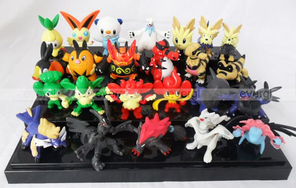 Hot New lots of 52 Black & White Pokemon Figures Collections  