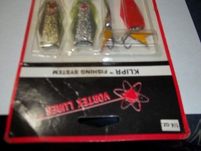 VINTAGE VORTEX LURES KLIPR FISHING SYSTEM STILL IN PACK  