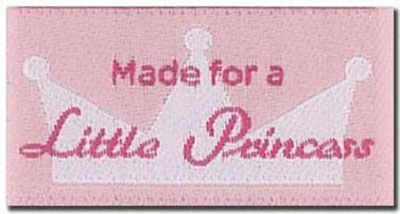 These iron on labels personalize any project. Labels can also be sewn 